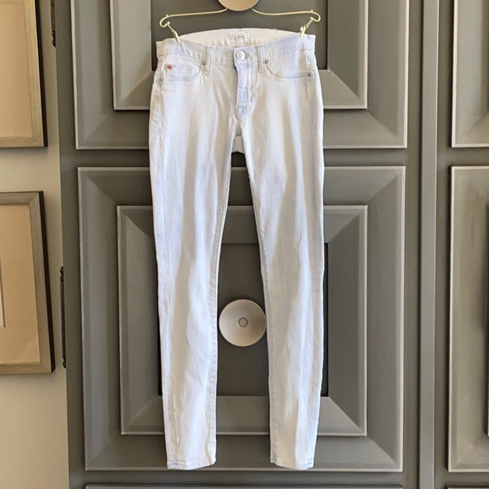 Hudson • women’s pale wash Skinny Jeans